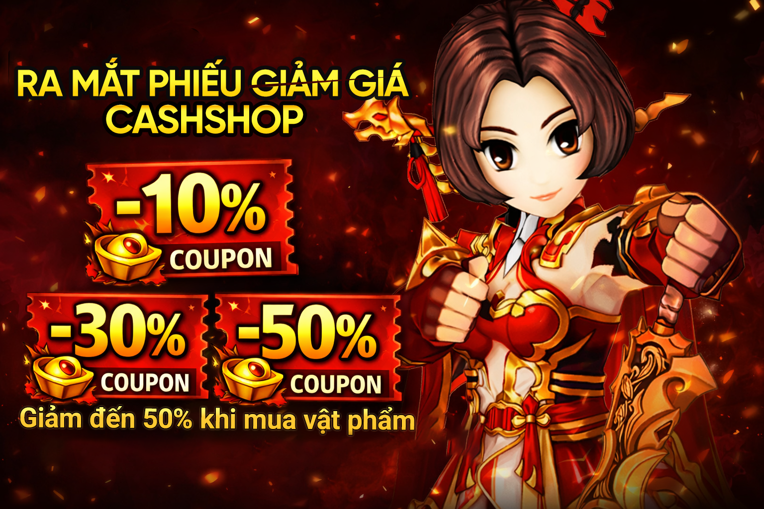 CẬP NHẬT PHIẾU GIẢM GIÁ